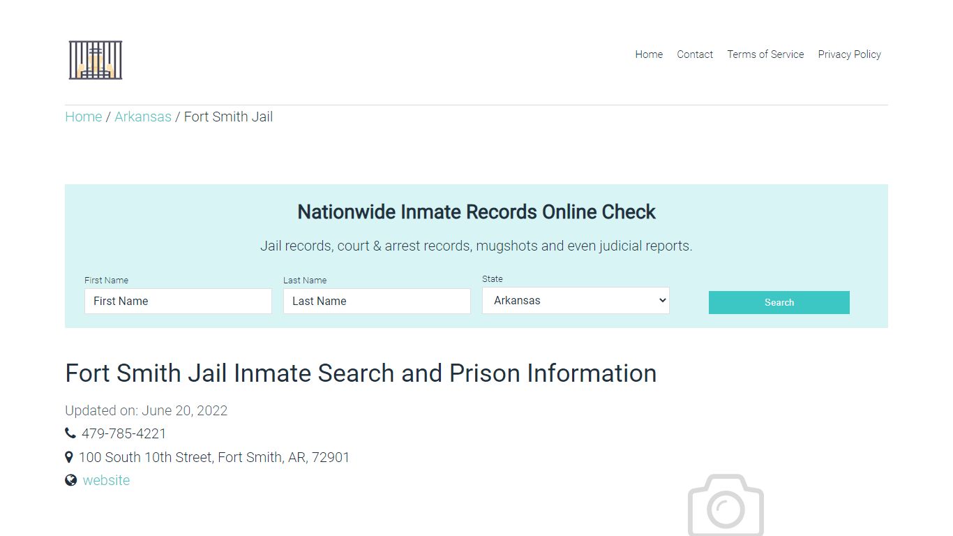 Fort Smith Jail Inmate Search, Visitation, Phone no ...